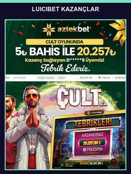 Luicibet kazançlar için hareketli görsel seçkisi